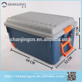 85Lplastic storage box bin with locking lid/ Turnover box